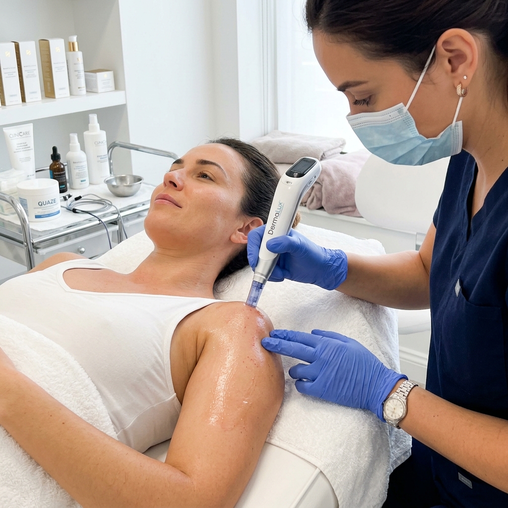 Body Whitening dengan Dermapen: Solusi Kulit Tubuh Cerah Merata
